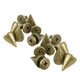 Screw Back Metal Cone Studs - (Pack of 50)